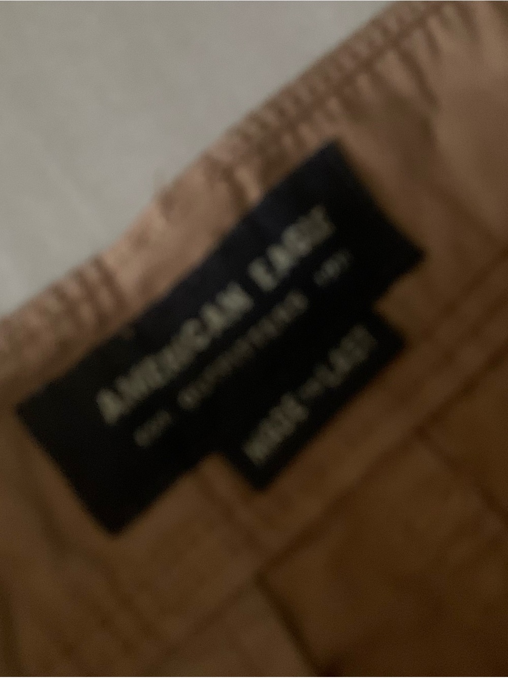 American Eagle Outfitters Men's Brown Chino Pants - Picture 3 of 4